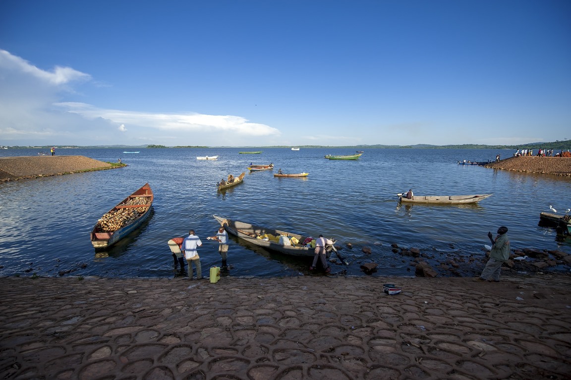 Ufer Victoriasee in Uganda