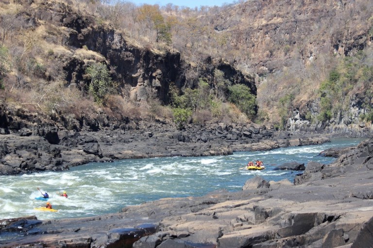 Rafting auf dem Zambesi River 