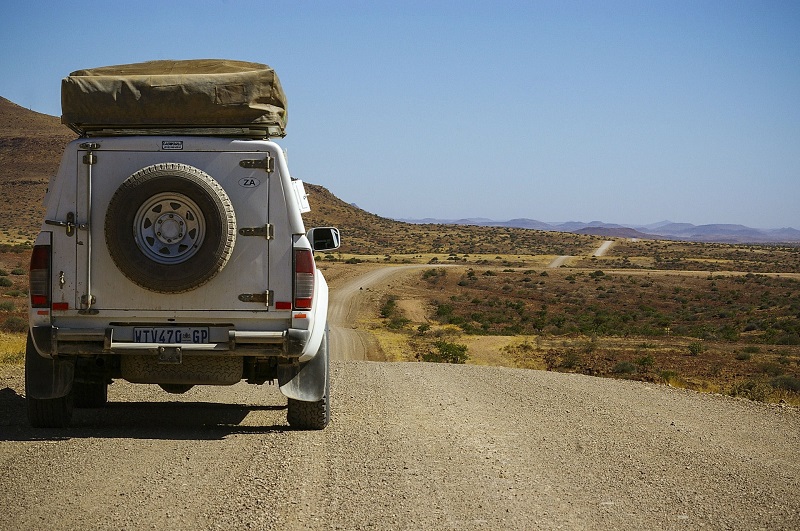 Auto,Allrad,Dachzelt,Namibia