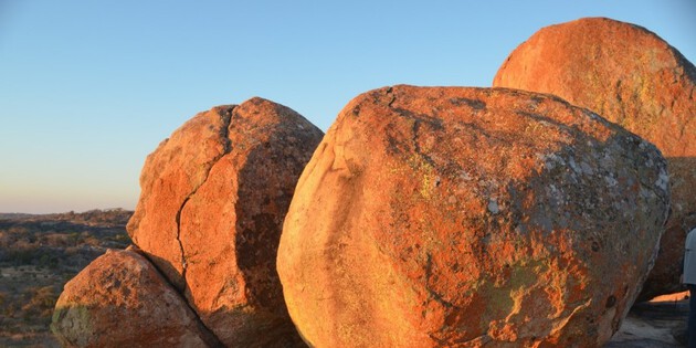 Steinformationen in Simbabwe