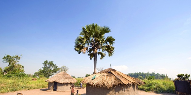 Dorf in Uganda
