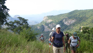Wandergruppe in Kenia